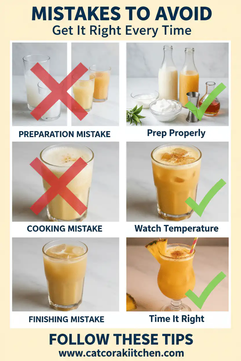 Painkiller drink recipe common mistakes