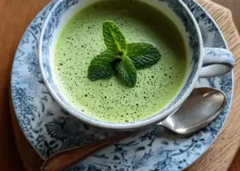 pea and mint soup