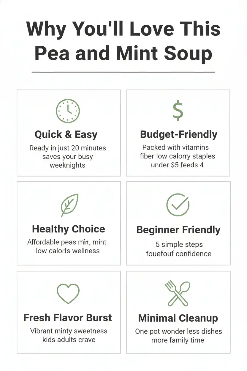 Why you'll love pea and mint soup