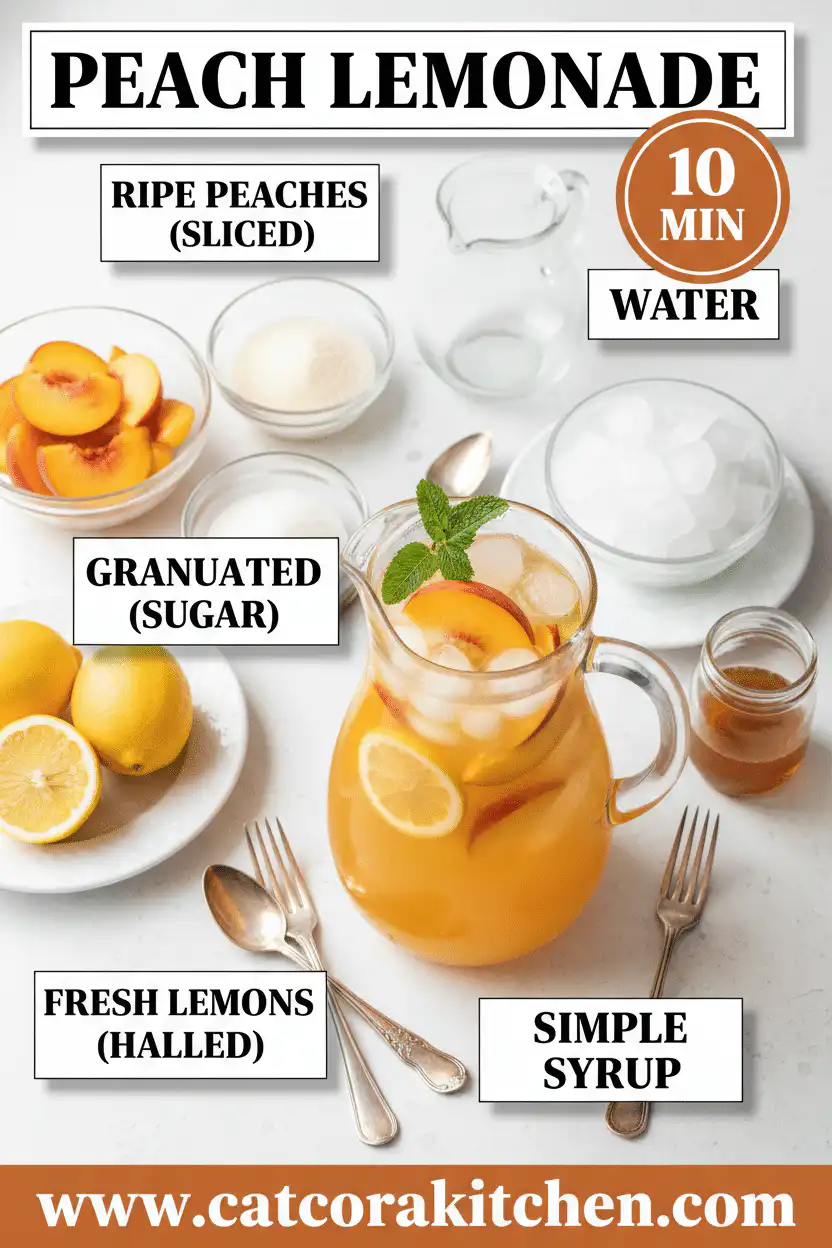Peach lemonade ingredients