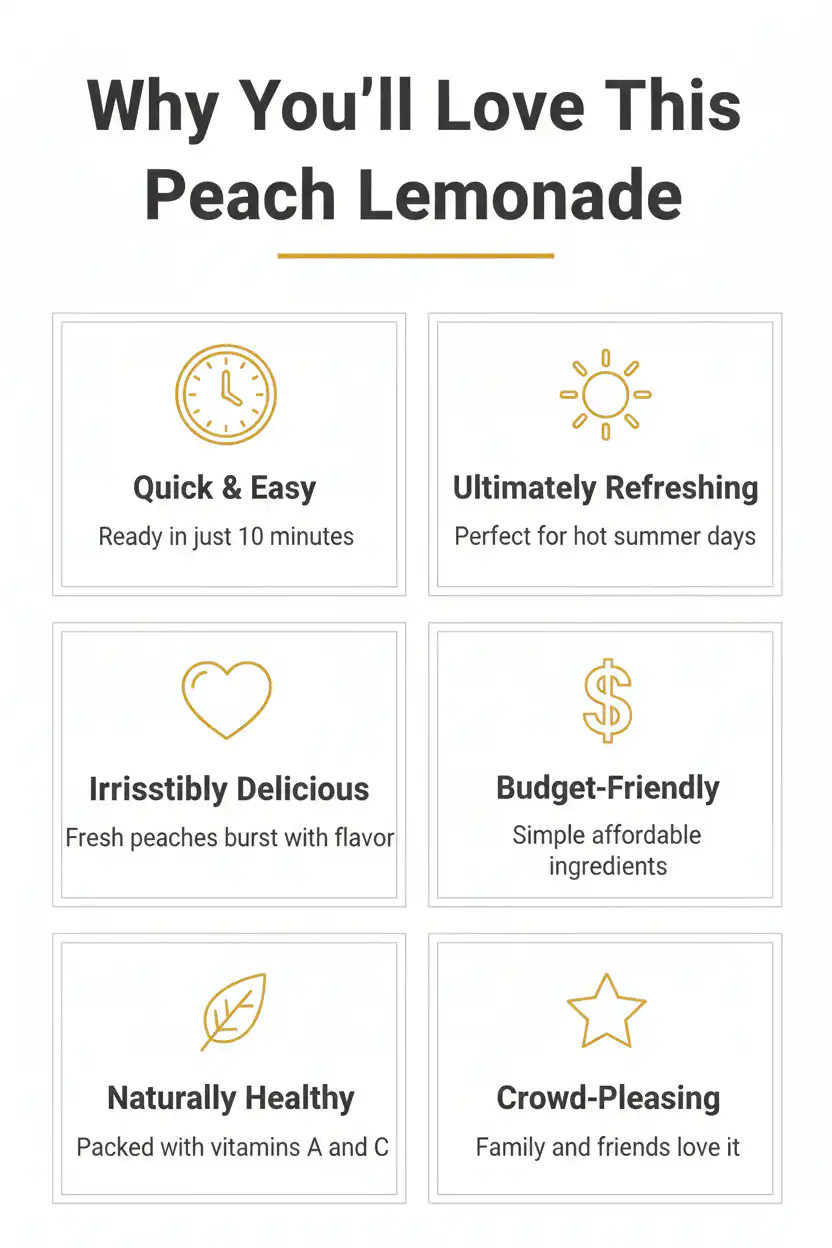 Why you'll love peach lemonade