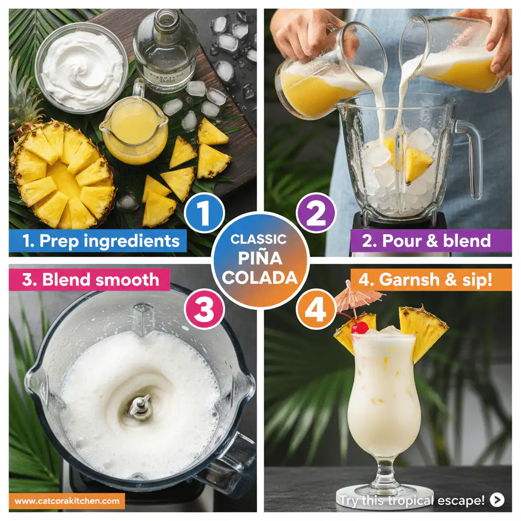 card recipe ingredients and instructions pina colada recipe