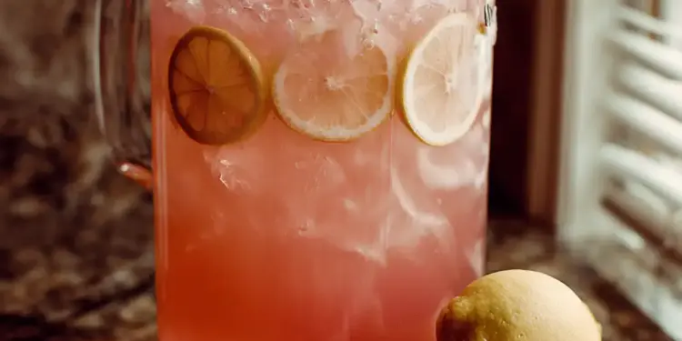 pink lemonade vodka punch