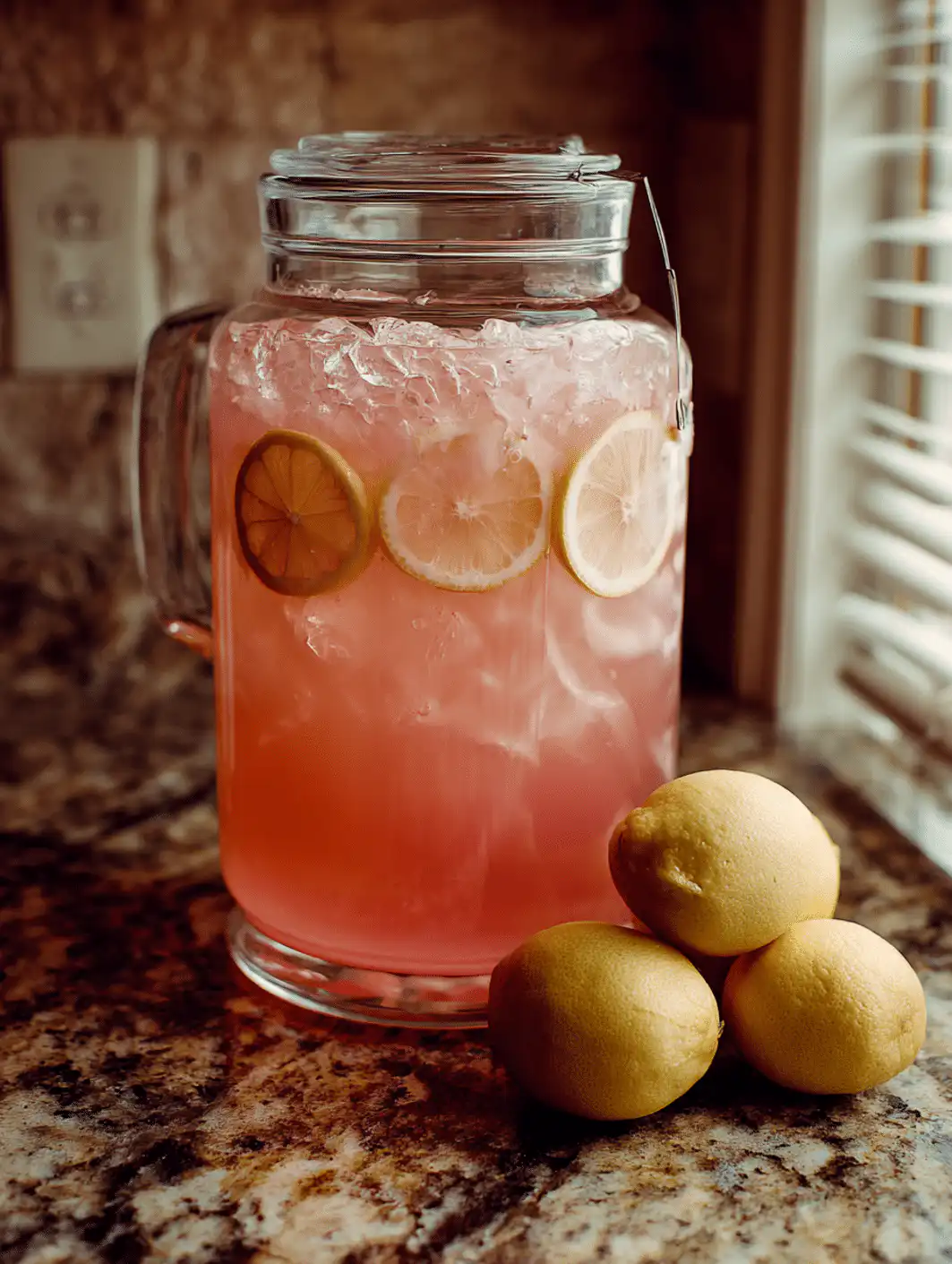 Pink Lemonade Vodka Punch – Easy Valentine's Day Cocktail