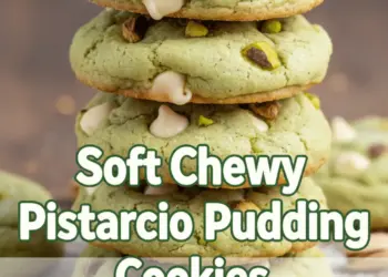 pistachio pudding cookies soft and chewy