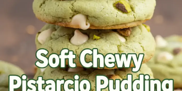 pistachio pudding cookies soft and chewy