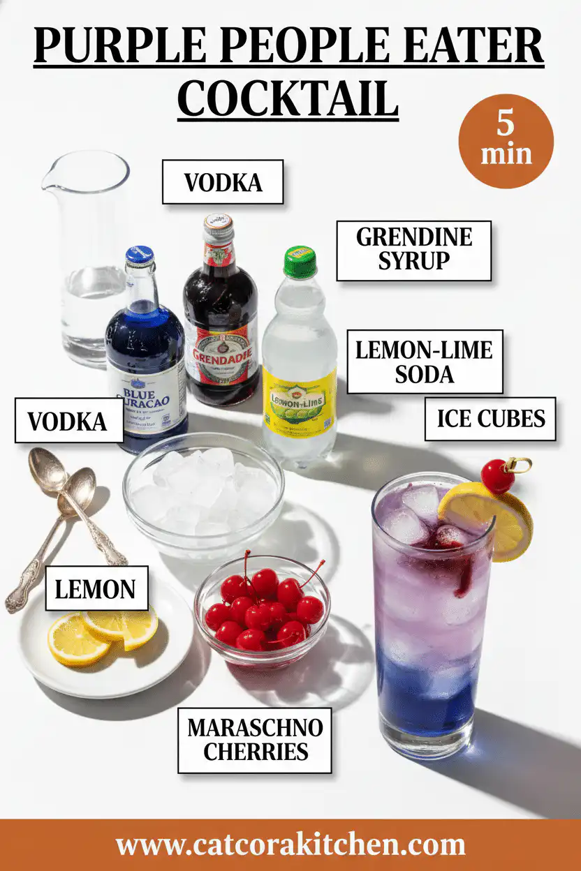 Purple people eater cocktail ingredients