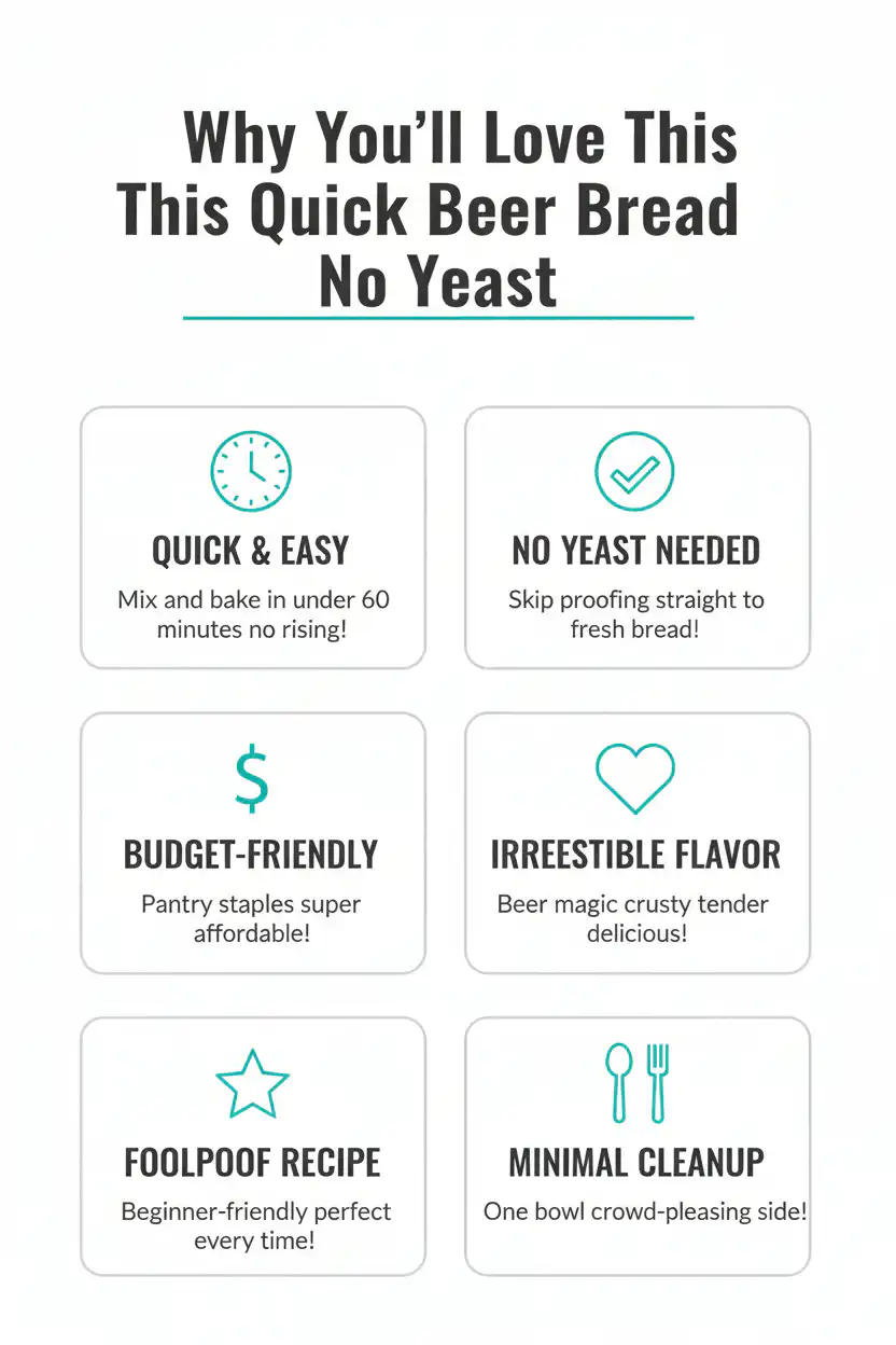 Why you'll love quick beer bread no yeast