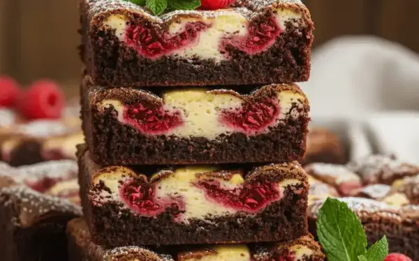 raspberry cheesecake brownies