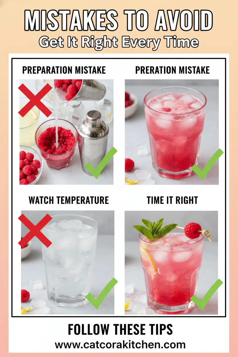 Raspberry Lemonade Vodka common mistakes