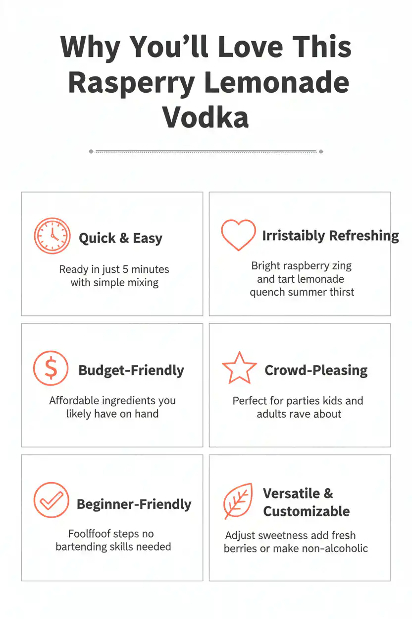 Why you'll love Raspberry Lemonade Vodka