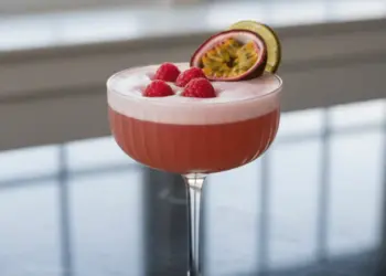 raspberry passionfruit tequila sour