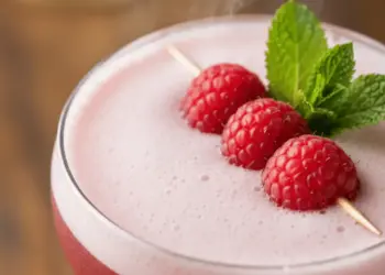 raspberry vodka sour