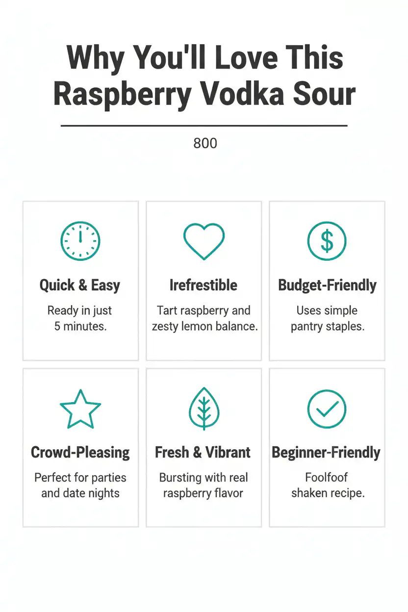 Why you'll love raspberry vodka sour