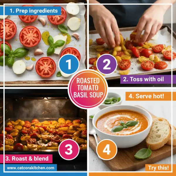 card recipe ingredients and instructions roasted tomato basil soup