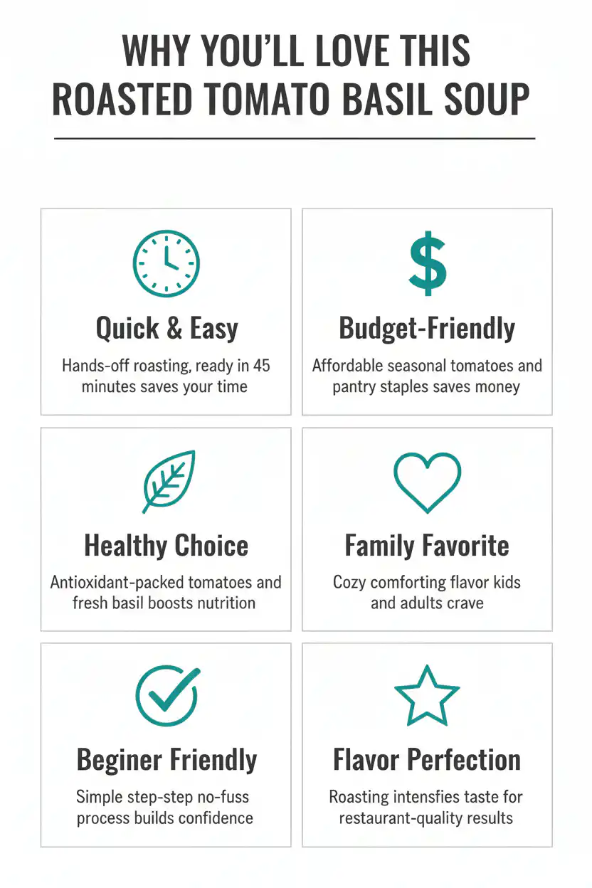 Why you'll love roasted tomato basil soup