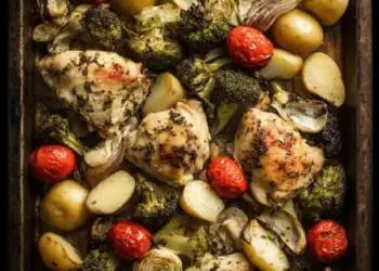 sheet pan chicken and vegetables