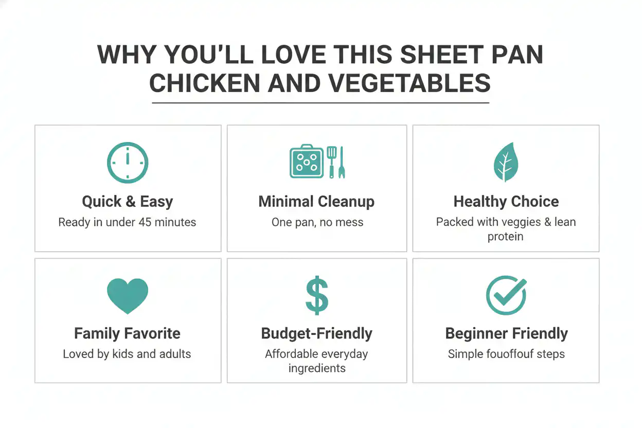 Why you'll love sheet pan chicken and vegetables
