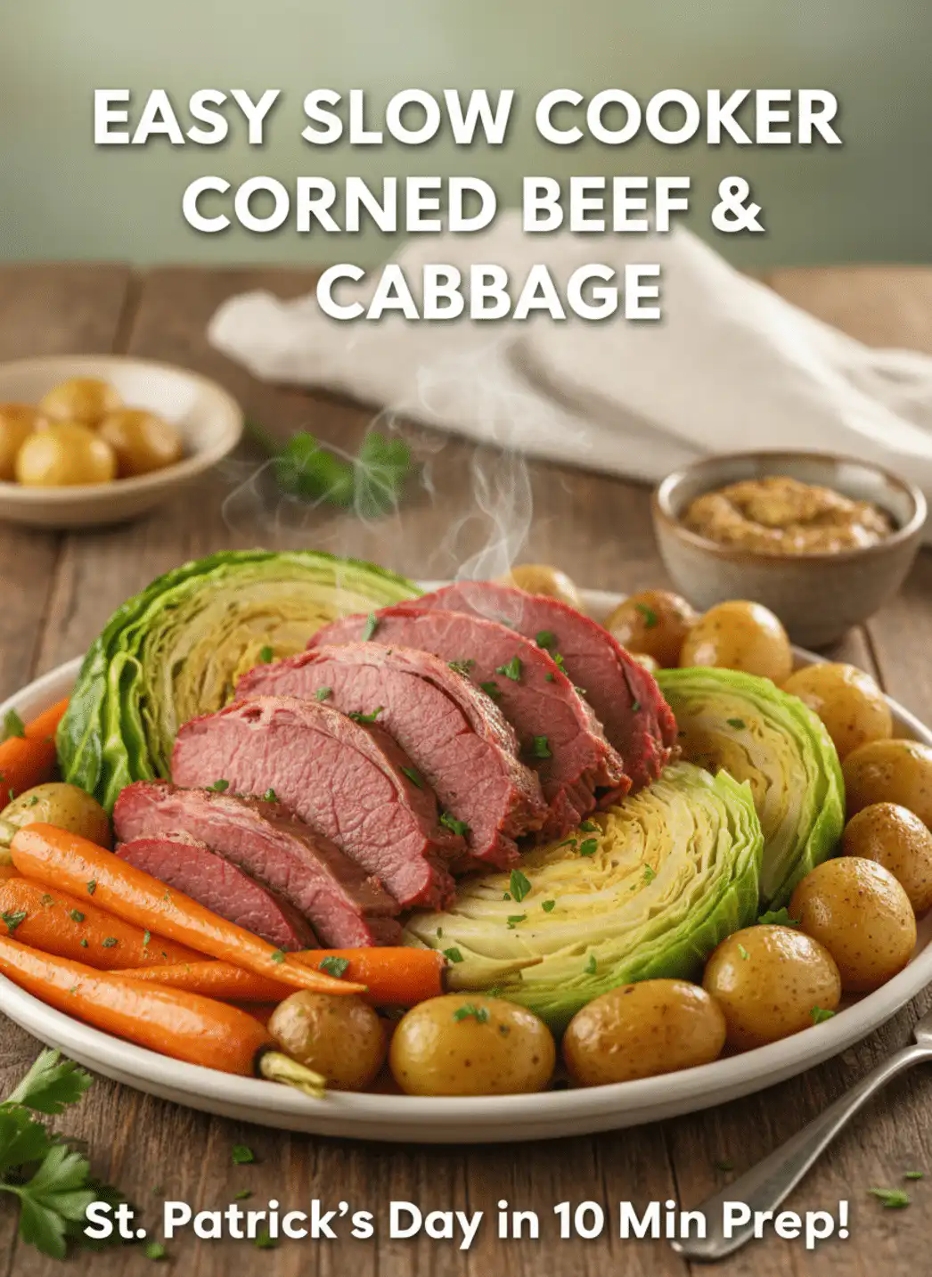 Slow Cooker Corned Beef and Cabbage