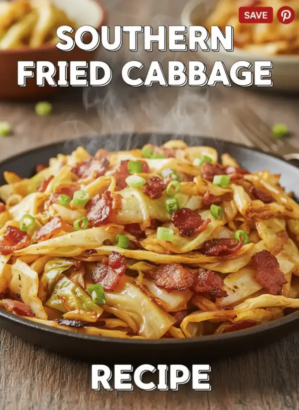 Southern Fried Cabbage with Bacon