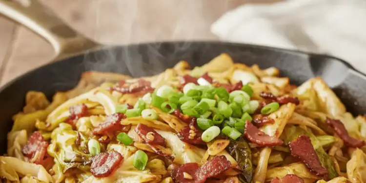 southern fried cabbage