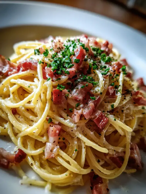 Spaghetti Carbonara – Authentic Italian Recipe