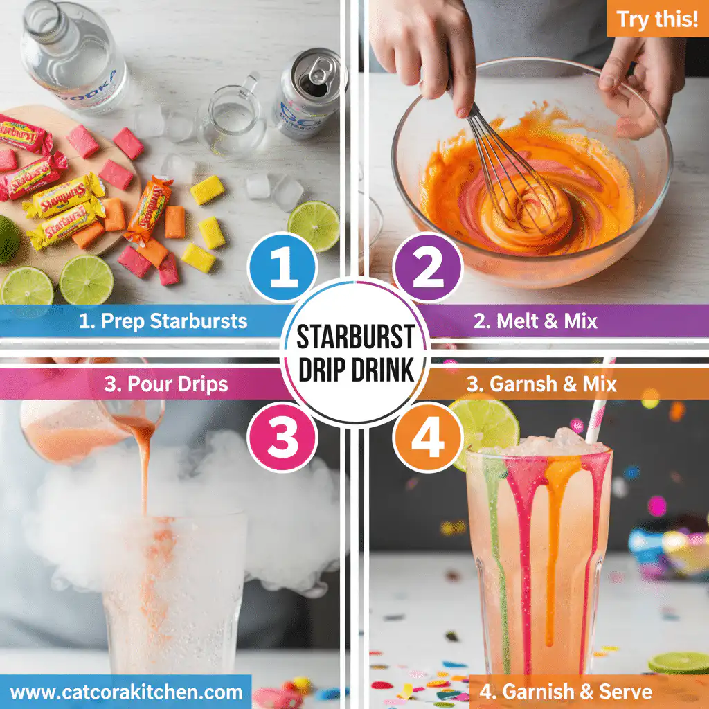 card recipe ingredients and instructions starburst drip drink