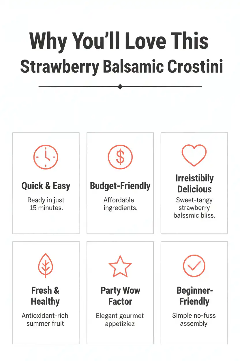 Why you'll love strawberry balsamic crostini