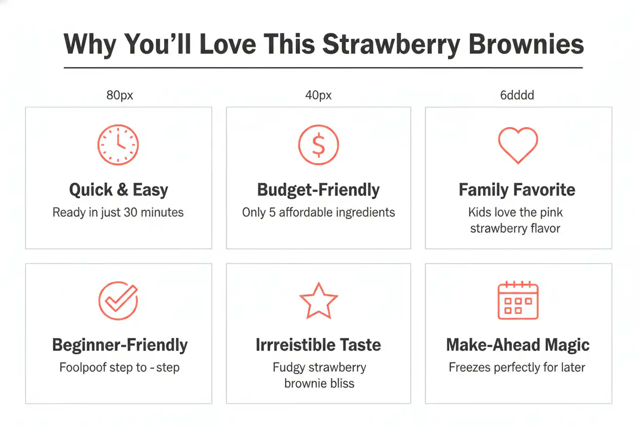 Why you'll love strawberry brownies