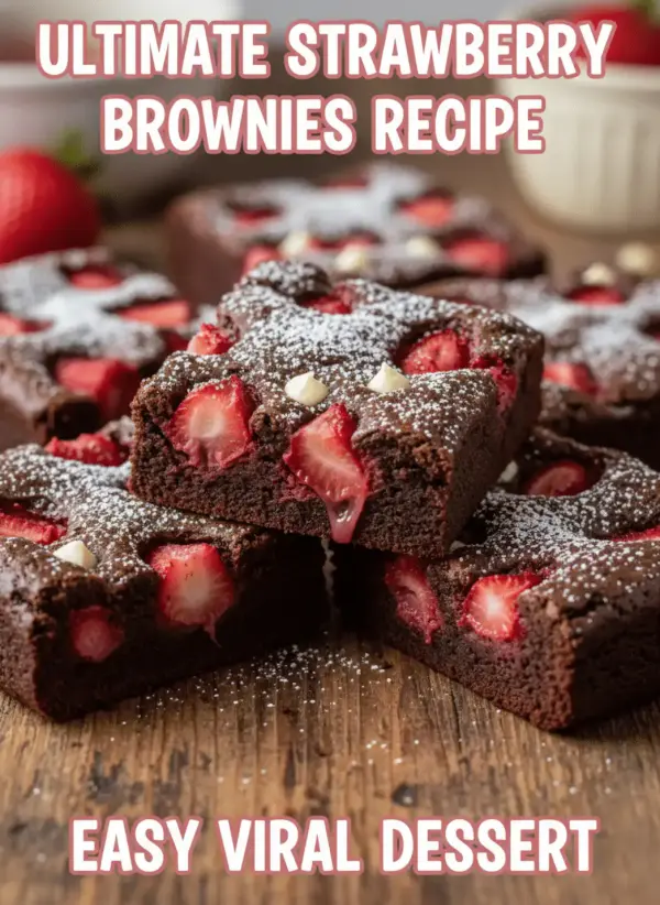 Strawberry Brownies