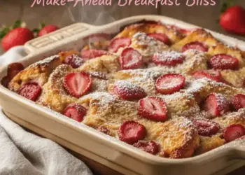 strawberry french toast casserole