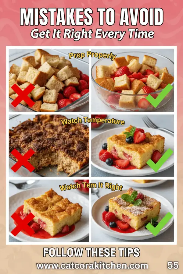 Strawberry french toast casserole common mistakes
