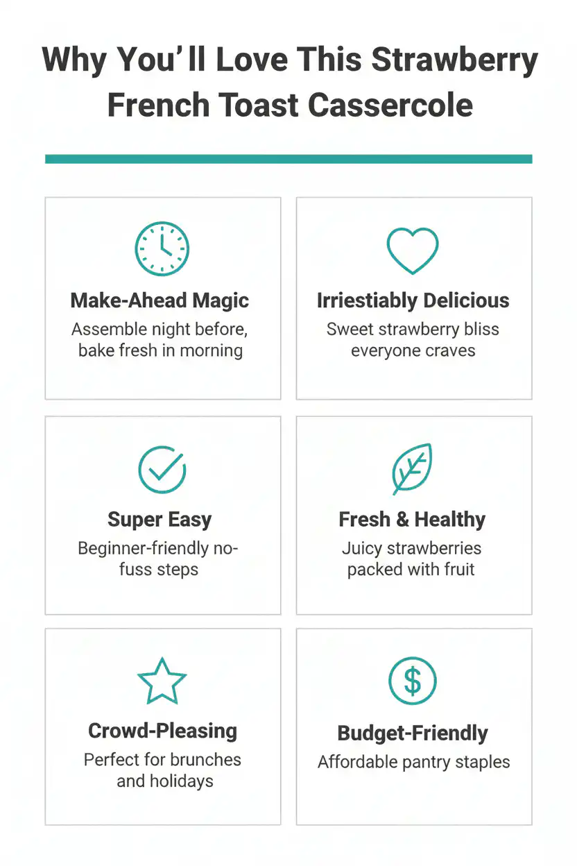 Why you'll love strawberry french toast casserole