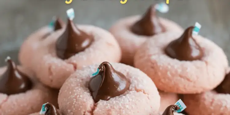 strawberry kiss cookies