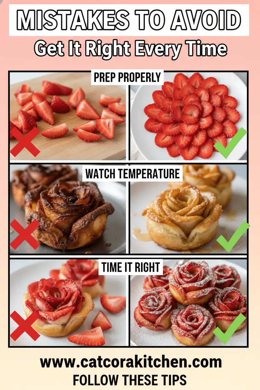 Strawberry roses common mistakes