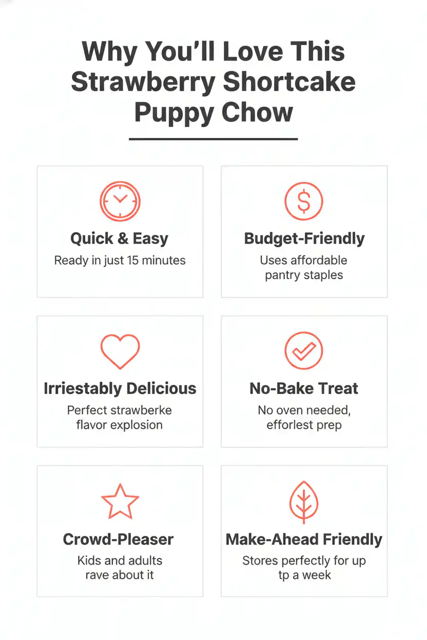 Why you'll love strawberry shortcake puppy chow