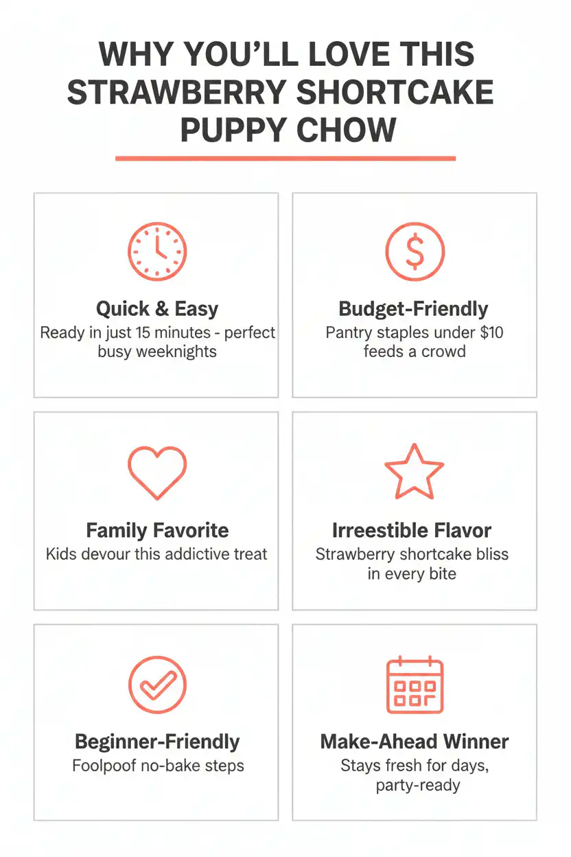 Why you'll love strawberry shortcake puppy chow