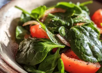 strawberry spinach salad