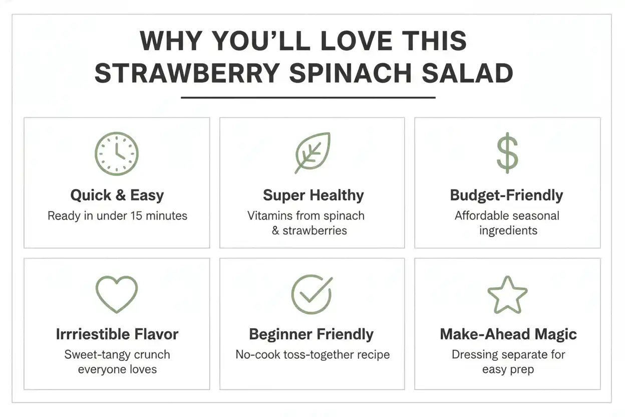 Why you'll love strawberry spinach salad