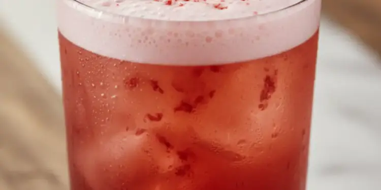 strawberry whiskey sour