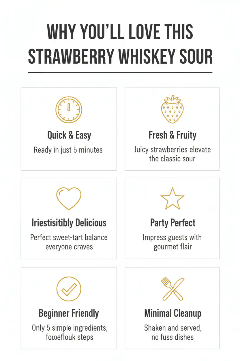 Why you'll love strawberry whiskey sour