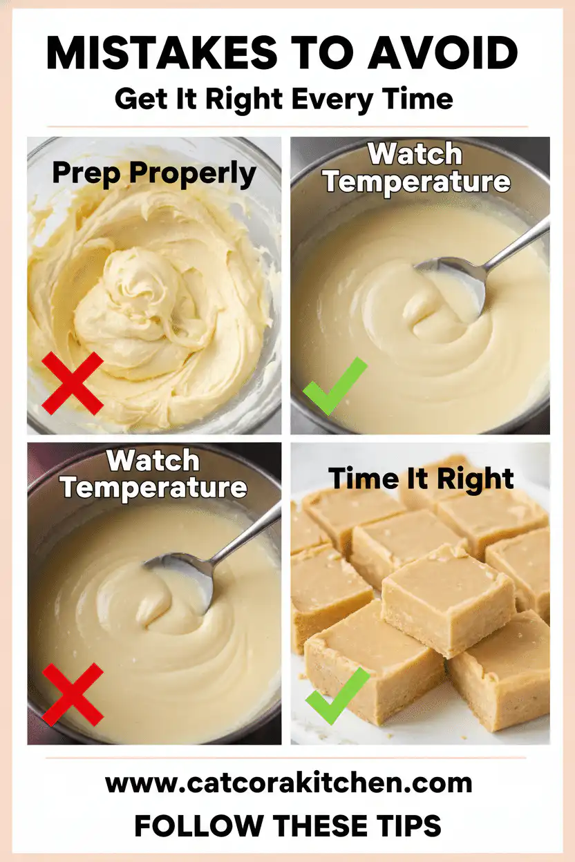 Sugar cookie fudge common mistakes