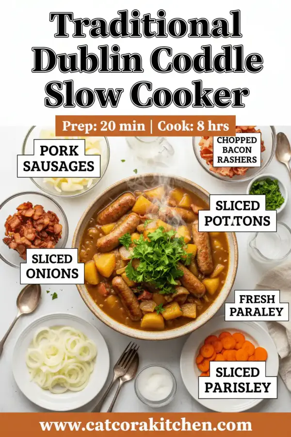 Traditional Dublin Coddle slow cooker ingredients