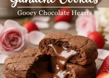 valentine ganache cookies