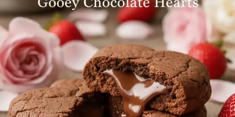 valentine ganache cookies