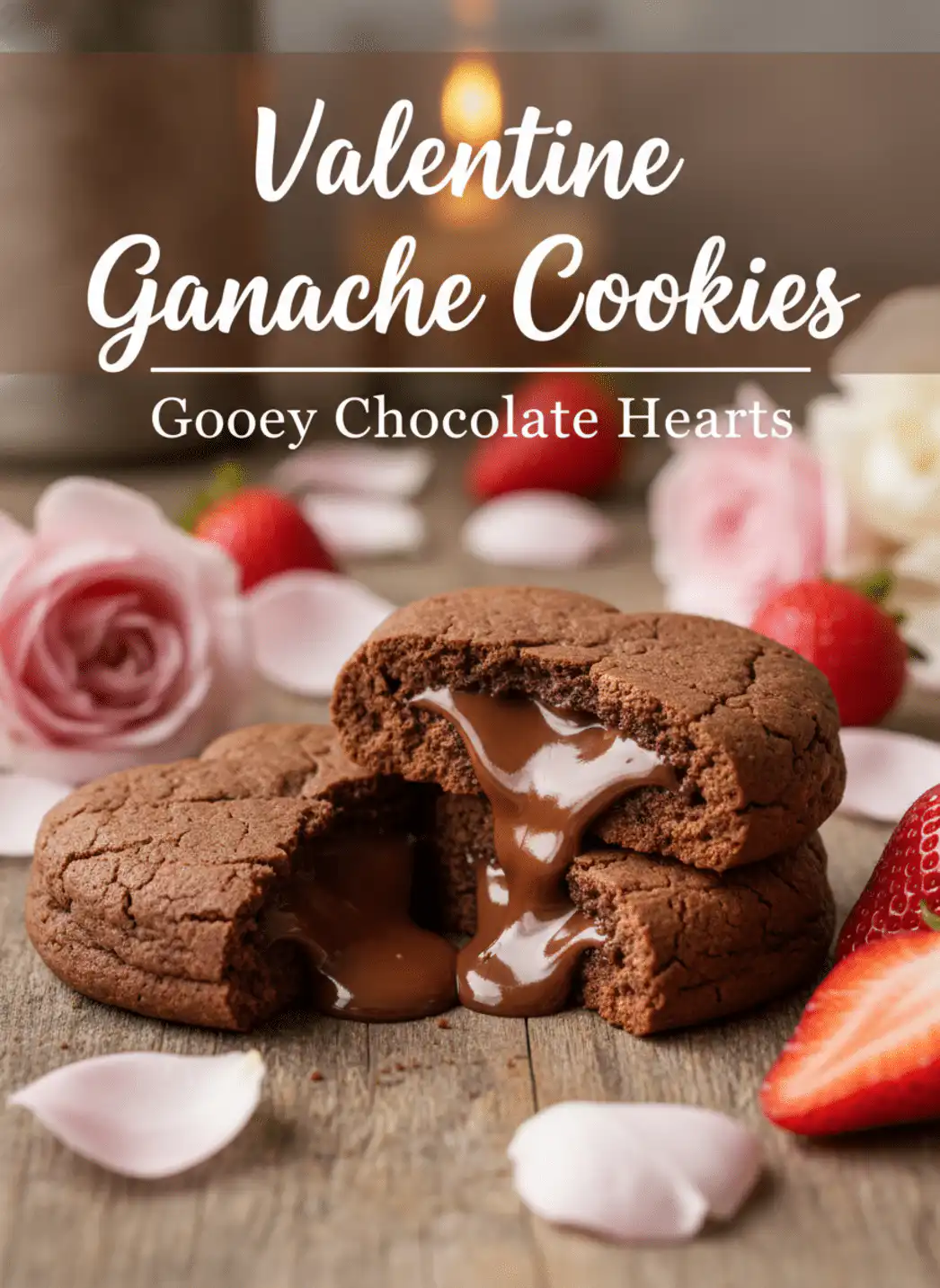 Valentine Ganache Cookies