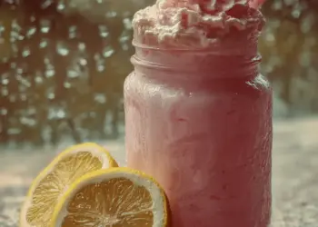 whipped pink lemonade