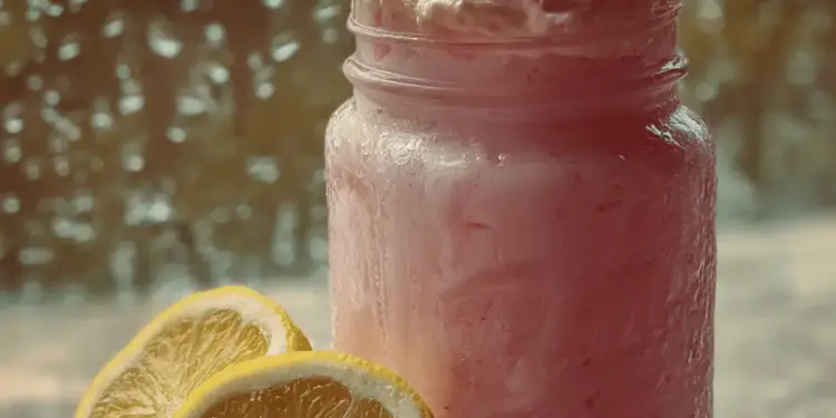 whipped pink lemonade