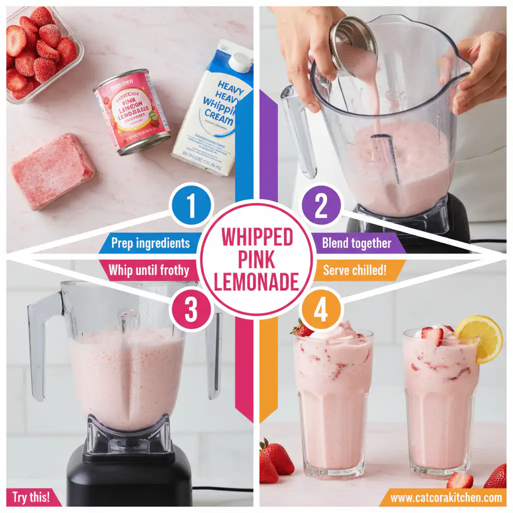 card recipe ingredients and instructions whipped pink lemonade