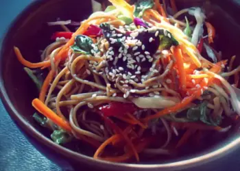 Asian sesame noodle salad